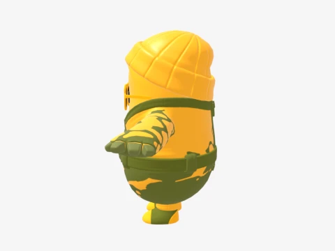 Cobb Fall Guy - Fortnite 3D Model