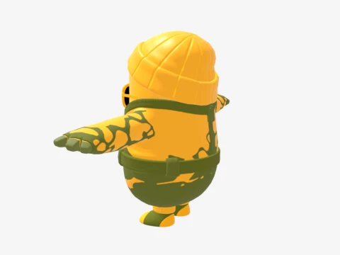 Cobb Fall Guy - Fortnite 3D Model