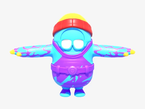 Budge Fall Guy - Fortnite 3D Model