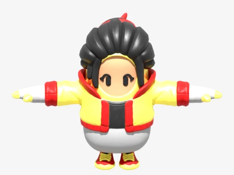 Lady of Cranes Fall Guy - Fortnite 3D Model