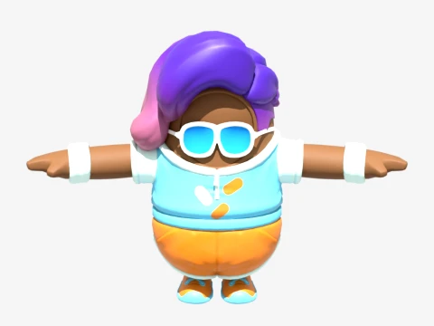 Breezabelle Fall Guy &ndash; Fortnite 3D Modell