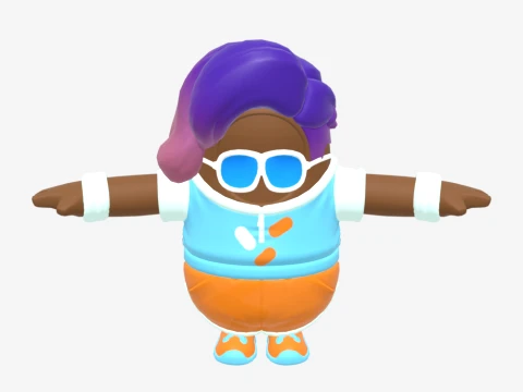 Breezabelle Fall Guy - Fortnite 3D Model
