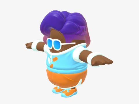 Breezabelle Fall Guy - Fortnite 3D Model