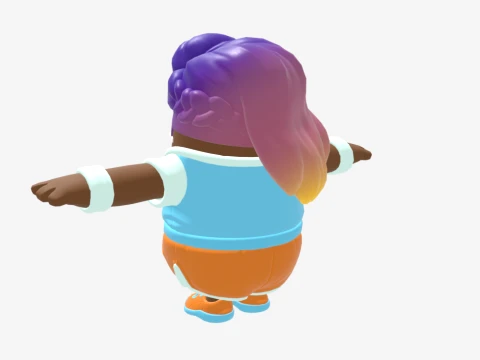 Breezabelle Fall Guy - Fortnite 3D Model