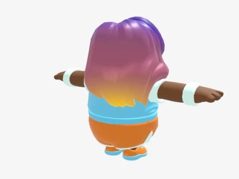 Breezabelle Fall Guy - Fortnite 3D Model