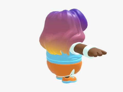 Breezabelle Fall Guy - Fortnite 3D Model