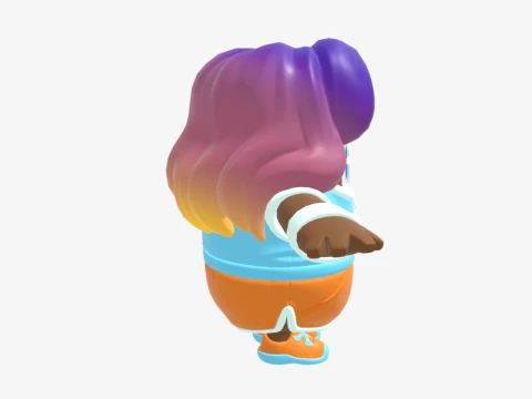 Breezabelle Fall Guy - Fortnite 3D Model