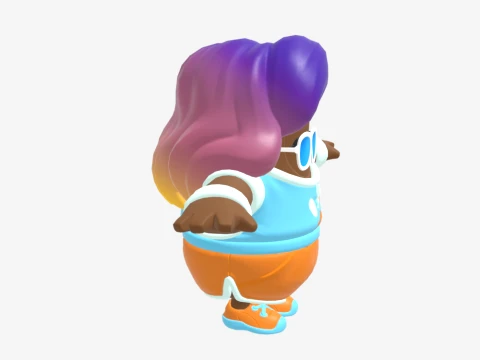 Breezabelle Fall Guy - Fortnite 3D Model