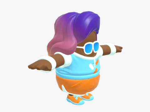 Breezabelle Fall Guy - Fortnite 3D Model
