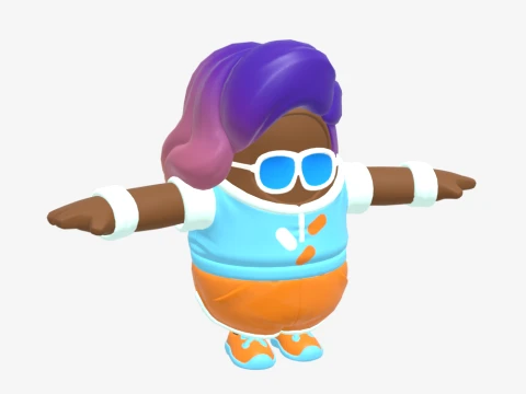 Breezabelle Fall Guy - Fortnite 3D Model