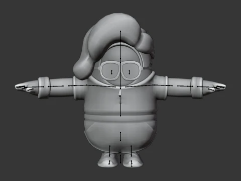 Breezabelle Fall Guy - Fortnite 3D Model
