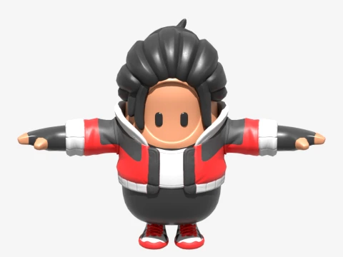 Kendo Fall Guy - Fortnite 3D Model