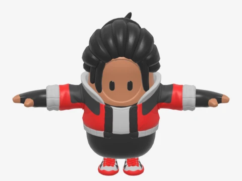 Kendo Fall Guy - Fortnite 3D Model