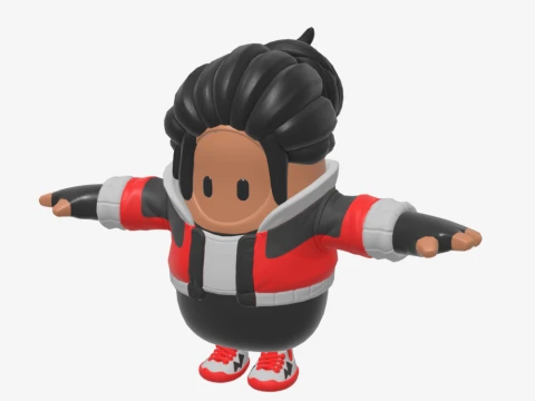 Kendo Fall Guy - Fortnite 3D Model