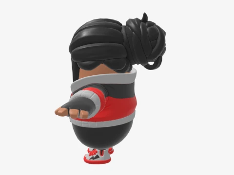 Kendo Fall Guy - Fortnite 3D Model
