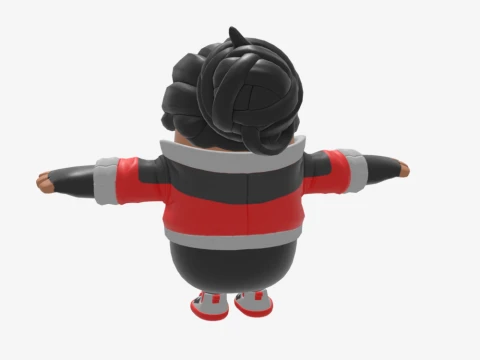 Kendo Fall Guy - Fortnite 3D Model