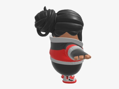 Kendo Fall Guy - Fortnite 3D Model