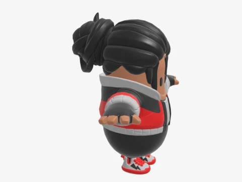 Kendo Fall Guy - Fortnite 3D Model
