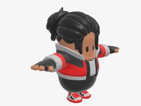 Kendo Fall Guy - Fortnite 3D Model