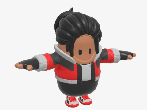Kendo Fall Guy - Fortnite 3D Model