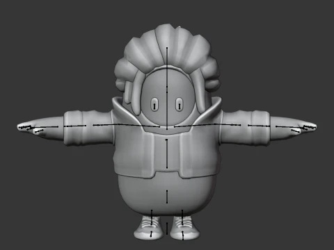 Kendo Fall Guy - Fortnite 3D Model