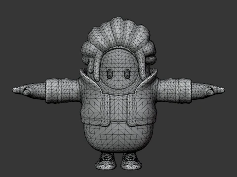 Kendo Fall Guy - Fortnite 3D Model