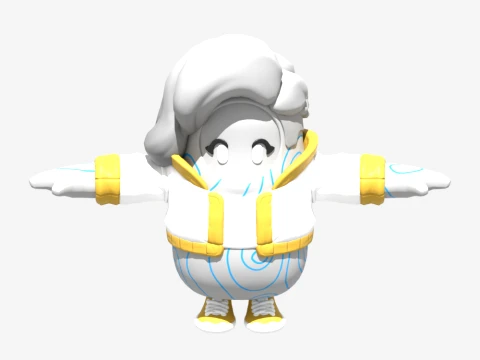 Stoneheart Fall Guy - Fortnite 3D Model