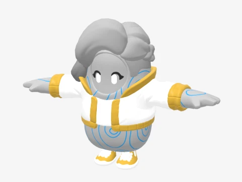 Stoneheart Fall Guy - Fortnite 3D Model