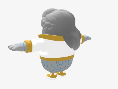 Stoneheart Fall Guy - Fortnite 3D Model