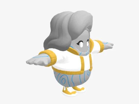 Stoneheart Fall Guy - Fortnite 3D Model