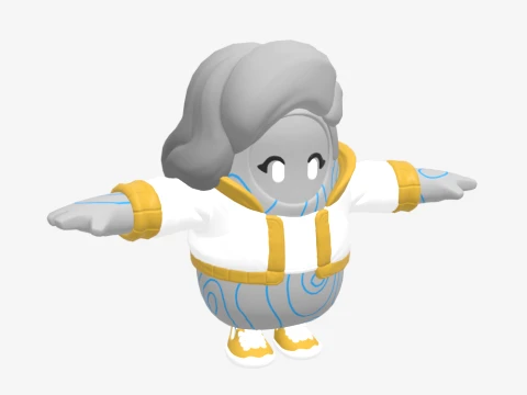 Stoneheart Fall Guy - Fortnite 3D Model