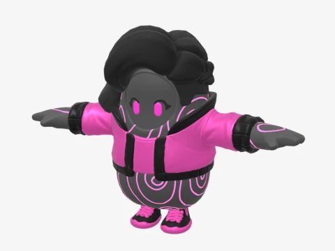 Darkheart Fall Guy - Fortnite 3D Model