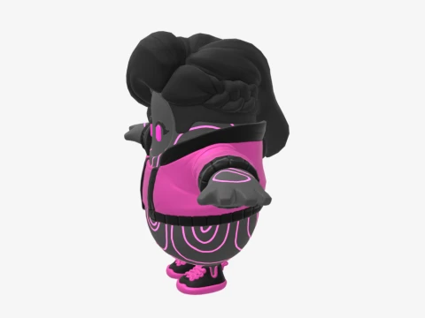 Darkheart Fall Guy - Fortnite 3D Model