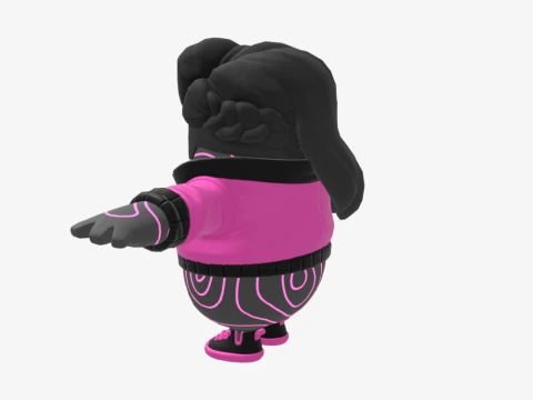 Darkheart Fall Guy - Fortnite 3D Model