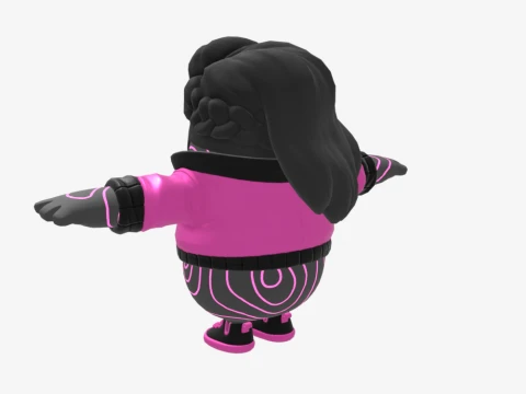 Darkheart Fall Guy - Fortnite 3D Model