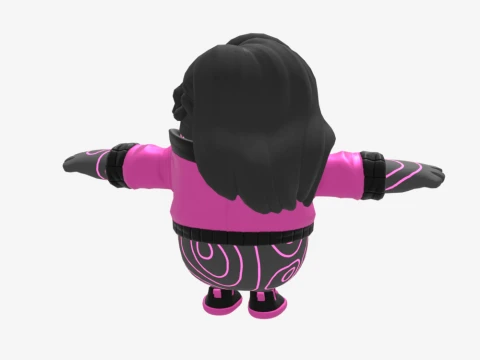 Darkheart Fall Guy - Fortnite 3D Model