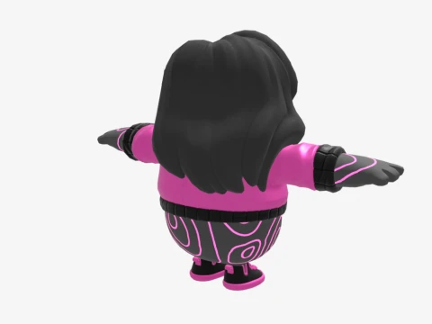 Darkheart Fall Guy - Fortnite 3D Model