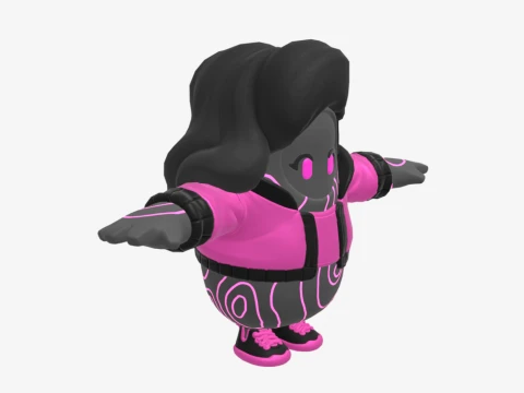 Darkheart Fall Guy - Fortnite 3D Model