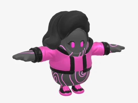 Darkheart Fall Guy - Fortnite 3D Model