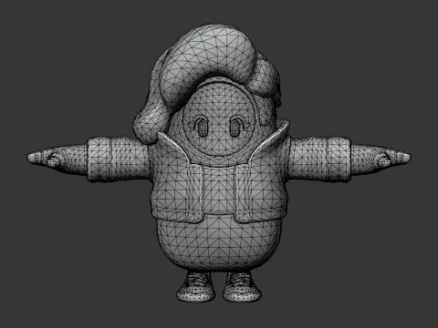 Darkheart Fall Guy - Fortnite 3D Model