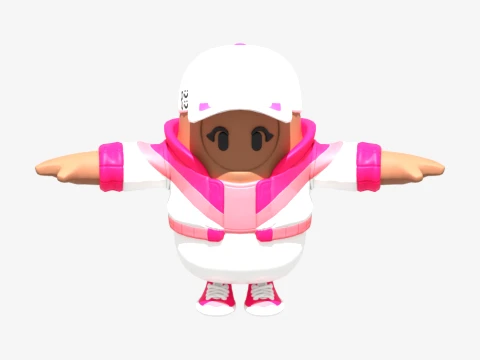 Akari Fall Guy - Fortnite 3D Model