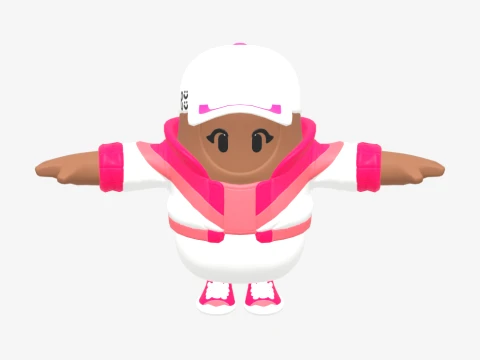 Akari Fall Guy - Fortnite 3D Model