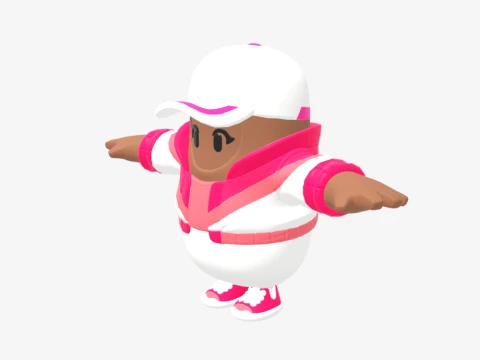 Akari Fall Guy - Fortnite 3D Model