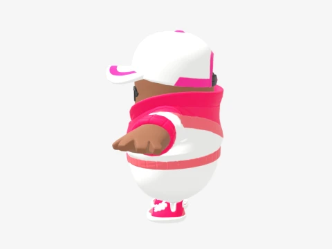 Akari Fall Guy - Fortnite 3D Model