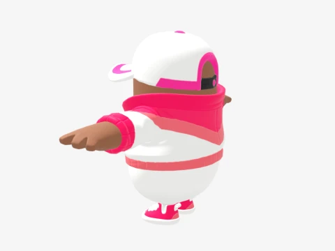 Akari Fall Guy - Fortnite 3D Model