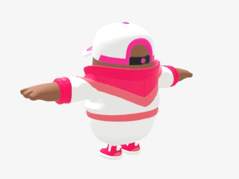 Akari Fall Guy - Fortnite 3D Model