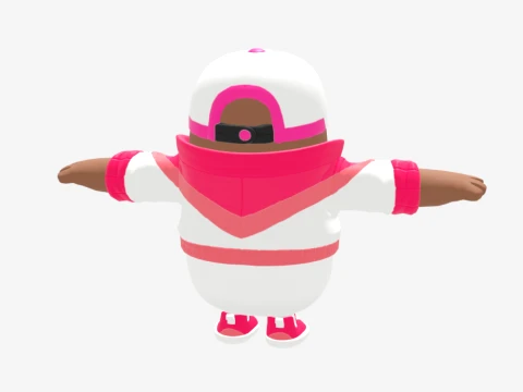 Akari Fall Guy - Fortnite 3D Model