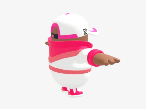 Akari Fall Guy - Fortnite 3D Model