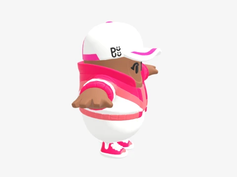 Akari Fall Guy - Fortnite 3D Model