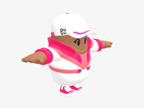 Akari Fall Guy - Fortnite 3D Model